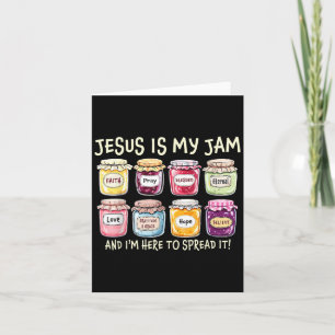 Jesus ist mein Ding und ich bin hier, um christlic Karte