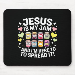 Jesus ist mein Ding und ich bin hier, um christlic Mousepad