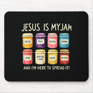 Jesus ist mein Ding und ich bin hier, um christlic Mousepad