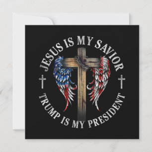 Jesus ist mein Erlöser Trump ist mein Präsident 20 Einladung