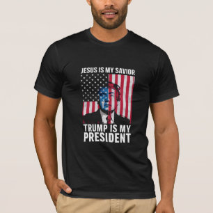 Jesus ist mein Erlöser Trump ist mein Präsident 20 T-Shirt