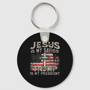 Jesus ist mein Erlöser Trump ist mein Präsident Am Schlüsselanhänger