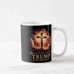 Jesus ist mein Erlöser Trump ist mein Präsident Ch Kaffeetasse