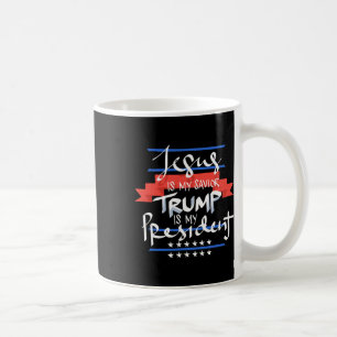 Jesus ist mein Erlöser Trump ist mein Präsident Pa Kaffeetasse