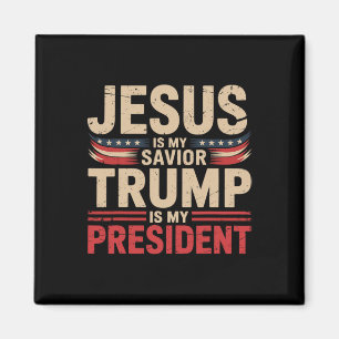 Jesus ist mein Erlöser Trump ist mein Präsident Pr Magnet