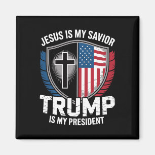 Jesus ist mein Erlöser Trump ist mein Präsident Pr Magnet