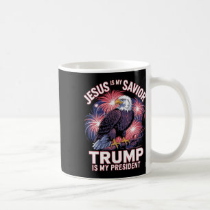 Jesus ist mein Erlöser Trump ist mein Präsident Re Kaffeetasse