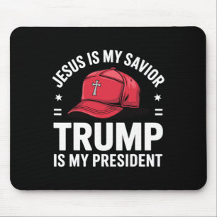 Jesus ist mein Erlöser Trump ist mein Präsident Re Mousepad