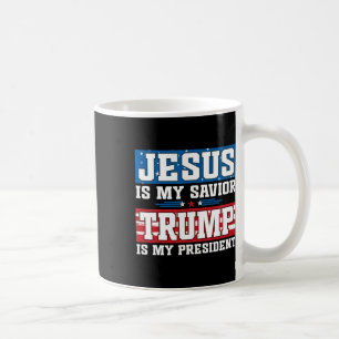Jesus ist mein Erlöser Trump ist mein Präsident Tr Kaffeetasse