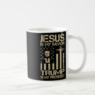 Jesus ist mein Erlöser Trump ist mein Präsident Tr Kaffeetasse