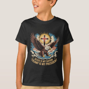 Jesus ist mein Erlöser Trump ist mein Präsident Tr T-Shirt