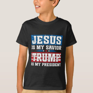 Jesus ist mein Erlöser Trump ist mein Präsident Tr T-Shirt
