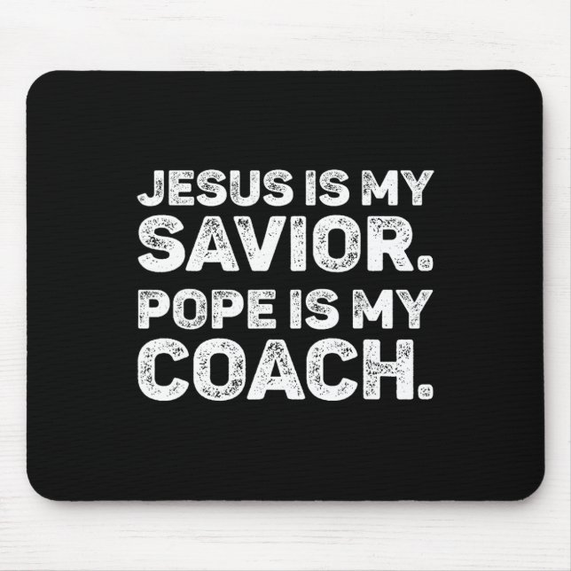 Jesus ist mein Erretter1 Mousepad (Vorne)