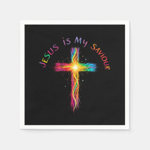 Jesus ist mein Erretter eine treue Erinnerung der Serviette
