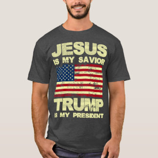 Jesus ist mein Erretter ist mein Präsident T-Shirt