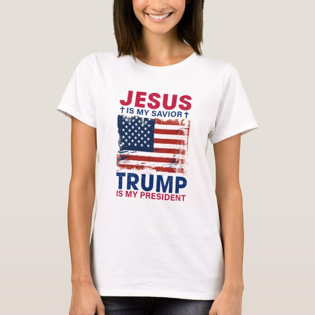 Jesus ist mein Erretter T-Shirt (Vorderseite)
