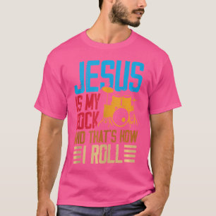 Jesus ist mein Felsen und so mache ich Christlich T-Shirt