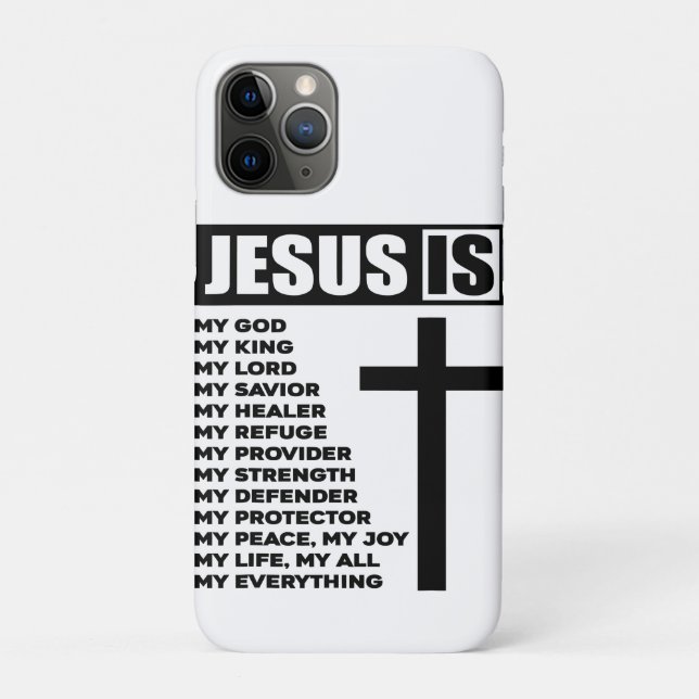 Jesus ist mein ganzes, alles, was mein Gott rettet Case-Mate iPhone Hülle (Rückseite)