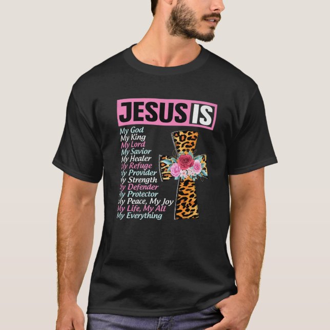 Jesus ist mein ganzes, alles, was mein Gott rettet T-Shirt (Vorderseite)