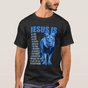 Jesus ist mein Gott König Lord Savior Lion Christl T-Shirt