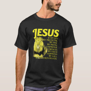 Jesus ist mein gottgelber Löwe Christlich von Juda T-Shirt