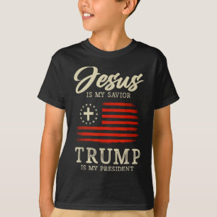 Jesus Ist Mein Heiland Trump Ist Mein Präsident 20 T-Shirt