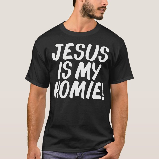 Jesus ist mein heimeliger Witz Jesus Follower Chri T-Shirt (Vorderseite)