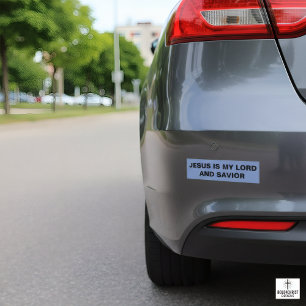 "Jesus ist mein Herr und Erlöser" Autoaufkleber