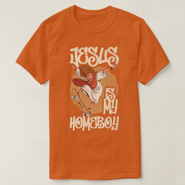Jesus ist mein Homeboy T-Shirt (Design vorne)