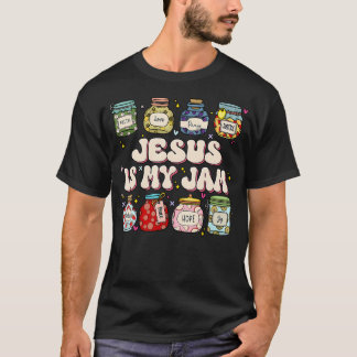 Jesus ist mein Jam Christlicher Glaube Religiöser T-Shirt