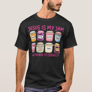 Jesus ist mein Jam christlicher Glaube religiöser T-Shirt