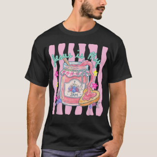 Jesus ist mein Jam Strawberry Gott Glaube Christen T-Shirt