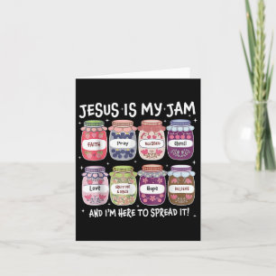 Jesus ist mein Jam und ich bin hier, um es Christl Karte