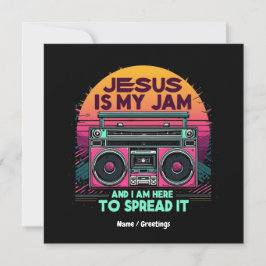 Jesus ist mein Jam und ich bin hier, um seinen Gla Einladung