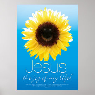 JESUS IST MEIN JOY - Christliche religiöse Plakate