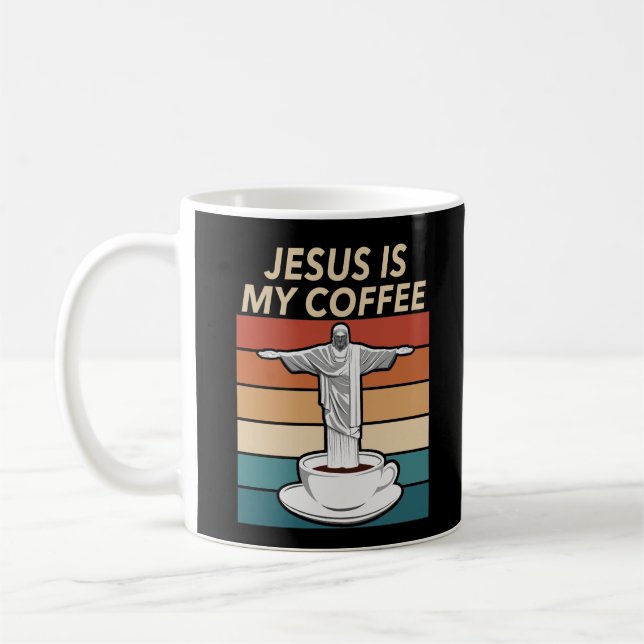 Jesus ist mein Kaffee Kaffeetasse (Links)