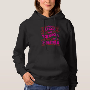 Jesus ist mein König Glaube Liebe Gott Hoodie