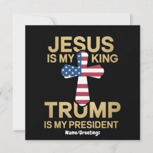 Jesus ist mein König, Trump ist mein Präsident  Einladung
