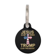 Jesus ist mein König, Trump ist mein Präsident.