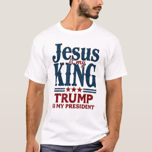 Jesus ist mein König Trump ist mein Präsident T-Shirt