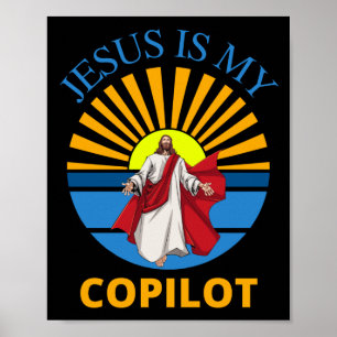 JESUS IST MEIN KOPILOT POSTER