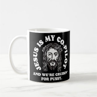 Jesus ist mein Kopilot und wir Cruising Spaß Jok Kaffeetasse