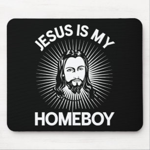 Jesus ist mein Kumpel Lustiges Christliches Bibel Mousepad