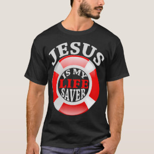 Jesus ist mein Leben retten Christliches Shirt für