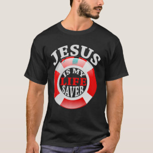 Jesus ist mein Leben retten Christliches Shirt für