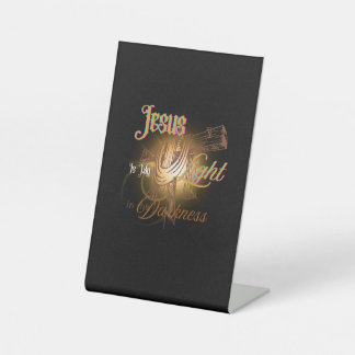 Jesus ist mein Licht – Halloween Sockelschild