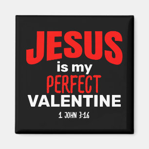 JESUS IST MEIN PERFEKTES VALENTINE Christlich Magnet