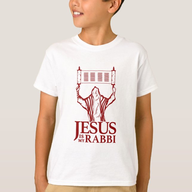 Jesus ist mein Rabbi-T - Shirt für Jungen (Vorderseite)
