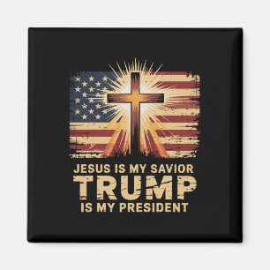 Jesus ist mein Retter Trump ist mein biblischer Pr Magnet