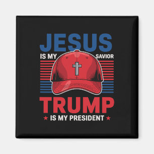 Jesus ist mein Retter Trump ist mein Christlicher  Magnet